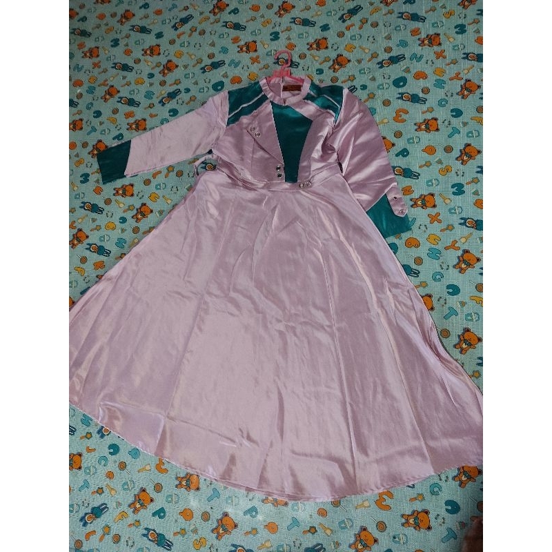 PL gamis bahan Satin Silk LD 105