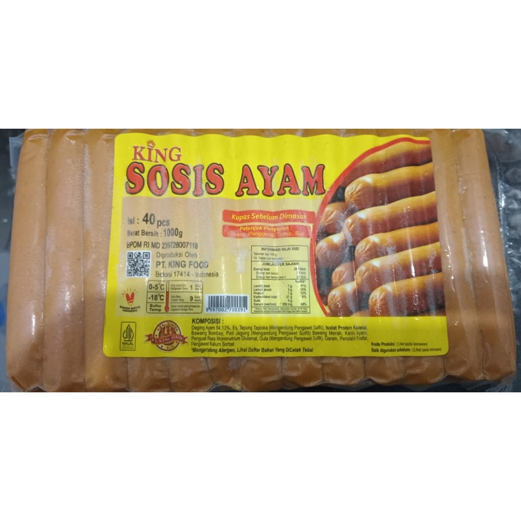 

King Sosis Ayam 1 KG
