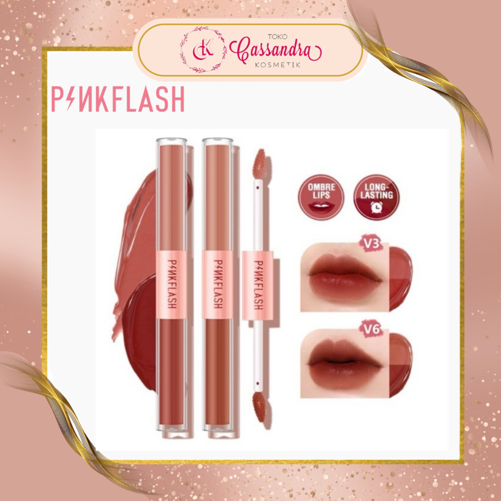 PINKFLASH DUO LIPGLOSS DOUBLE SENSE OMBRE LIPS PF-L13