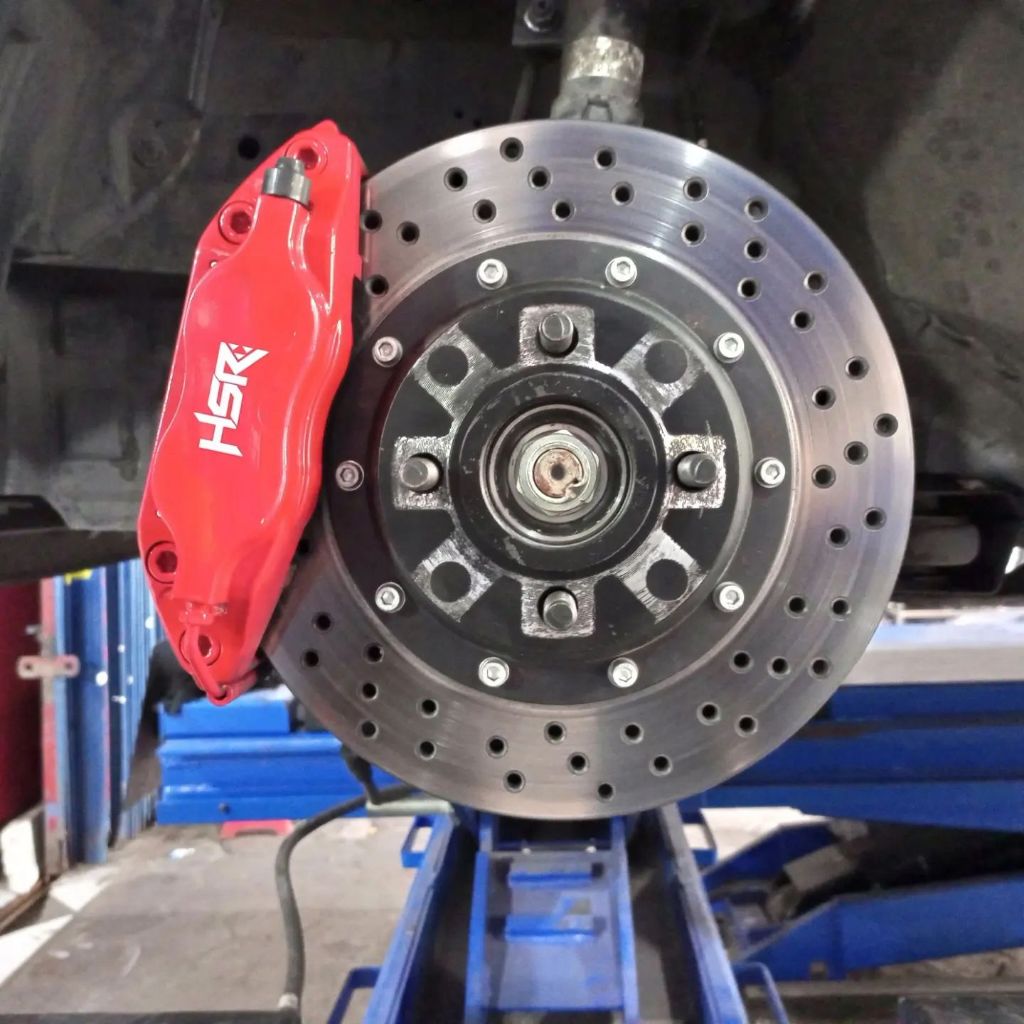 big brake kit / Bbk brembo hsr untuk mobil toyota agya 1 set isi 2 kiri dan kanan