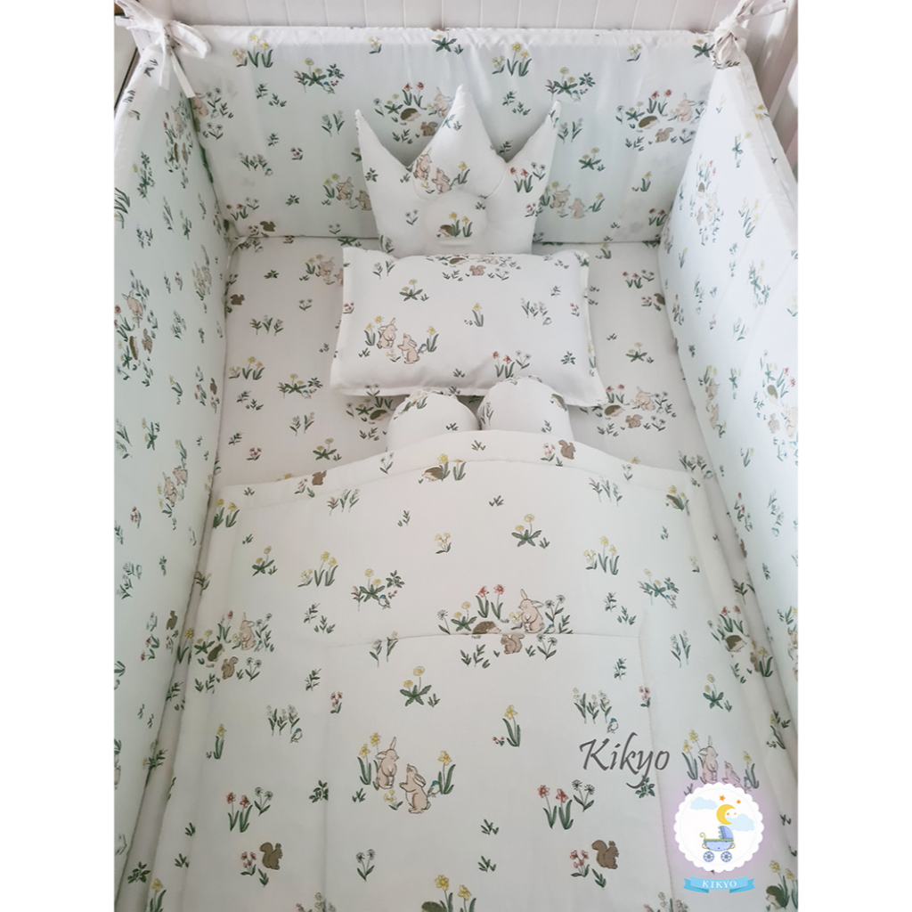 Bumper Set Busa Box Bayi Katun Jepang Bumper Box Bayi