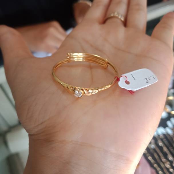 ART K25B Gelang Emas Anak Bayi Gelang Bangle Emas Asli Untuk Anak Bayi Gelang Emas Ready Gelang Bayi