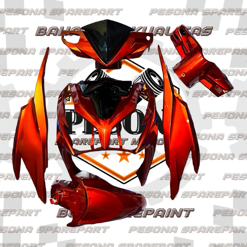 Full body halus vario 125 old orange candy