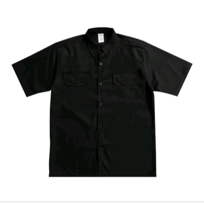 SCN Workshirt Basic Polos Hitam
