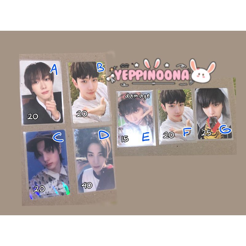 Clearance Sell Boynextdoor Jaehyun Leehan Sungho Official PC Photocard Photocards