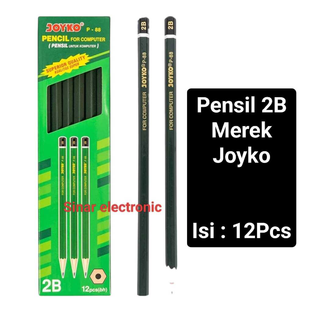 

GROSIR ISI 12PCS PENSILJOYKO 2B/P-88/ISI 12PCS