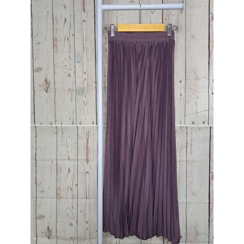 Rok plisket panjang remaja prisket import panjang anak rok bahan