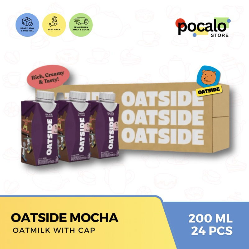 

Oatside Oat Milk Cap 200ML ( 24 pcs ) - Mocha