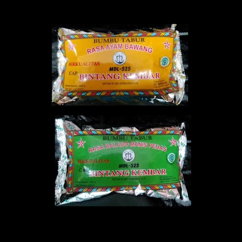 

Bumbu tabur bintang kembar 250g
