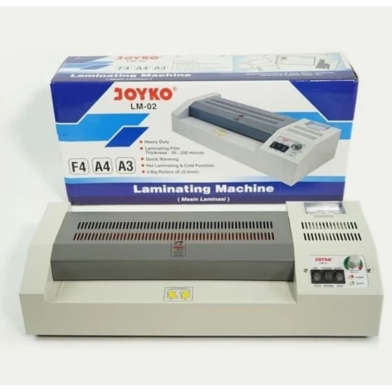 

JOYKO LM 02 HAVY DUTY SIZE A4 F4 & A3 ~MESIN LAMINATING LAMINATOR LM02