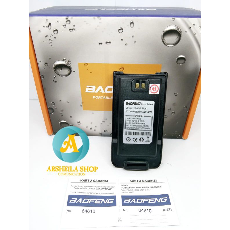 Batre Ht Baofeng 9r plus original