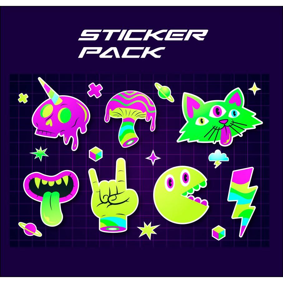 

STICKER PACK CARTOON HIGH QUALITY
