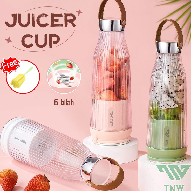 Best Product TNW Juice Blender Portable 6 Juicer Botol Blender Kapsul Murah Blender Jus Buah Milksha