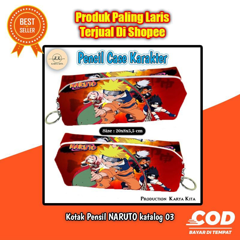 

[MIX PENCASE] pencil case karakter NARUTO TAK 03