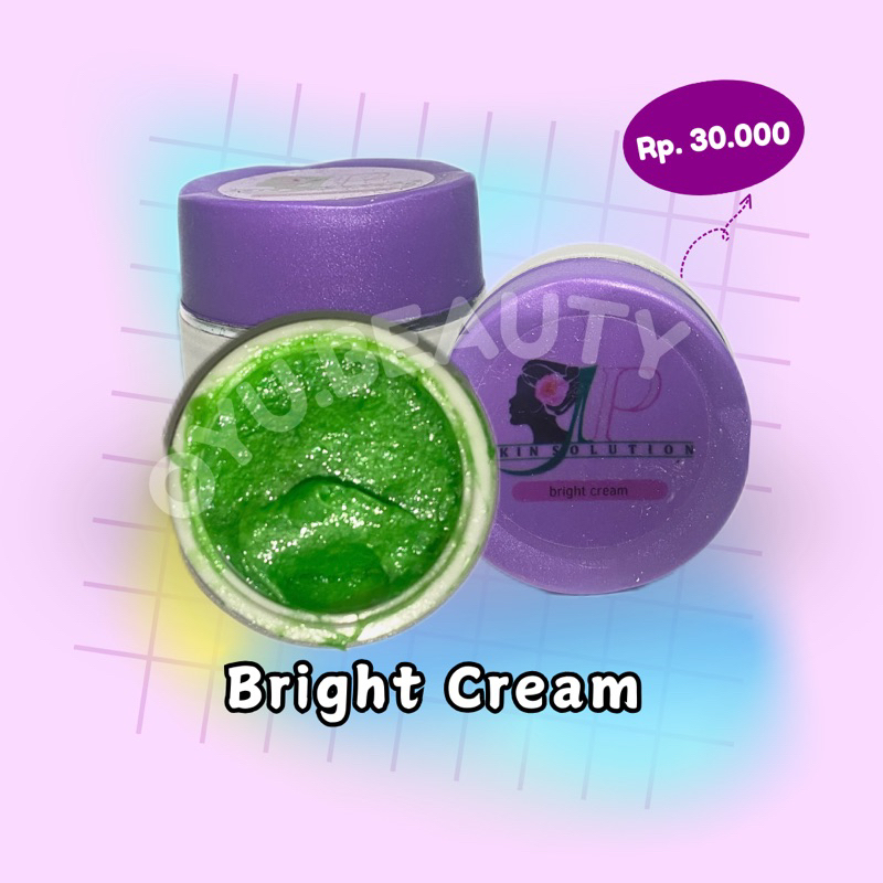 [IPUNG] Bright Cream Krim malam flek IP kemasan baru NEW Krim Flek ringan dan bekas jerawat