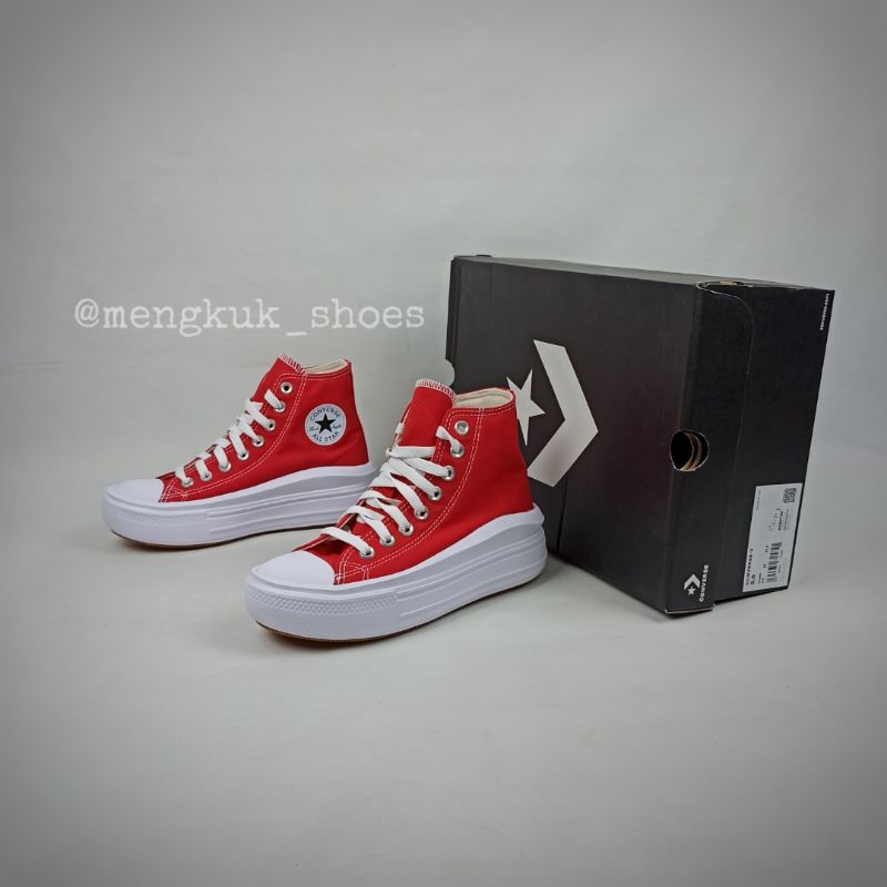 Sneakers Converse CTAS Move Hi RED Original 100% BNIB size 36 39 40 - SEPATU CONVERSE CHUCK TAYLOR A