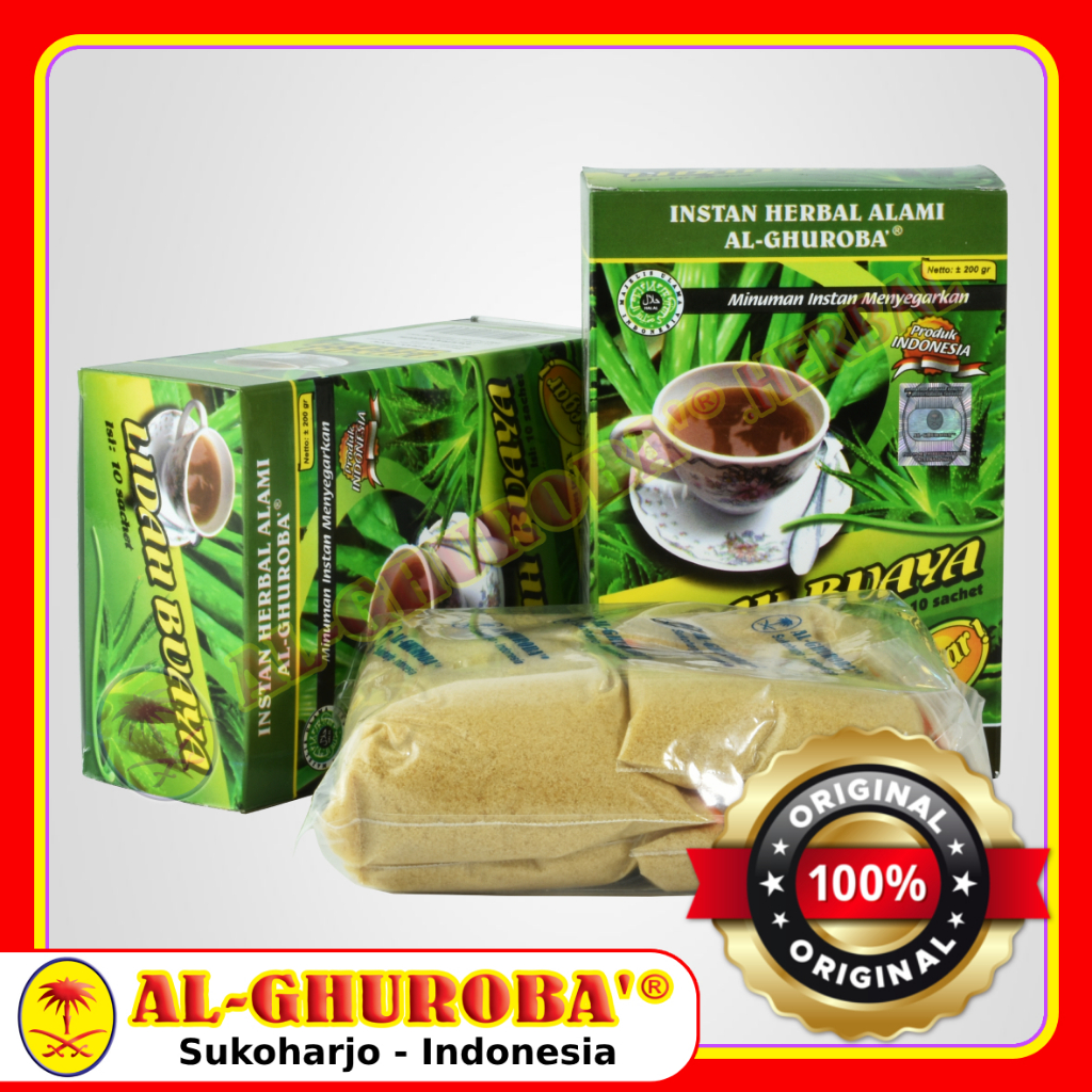 

Minuman Herbal Instan Lidah Buaya untuk BAB tidak Lancar Al-Ghuroba isi 200gr HALAL