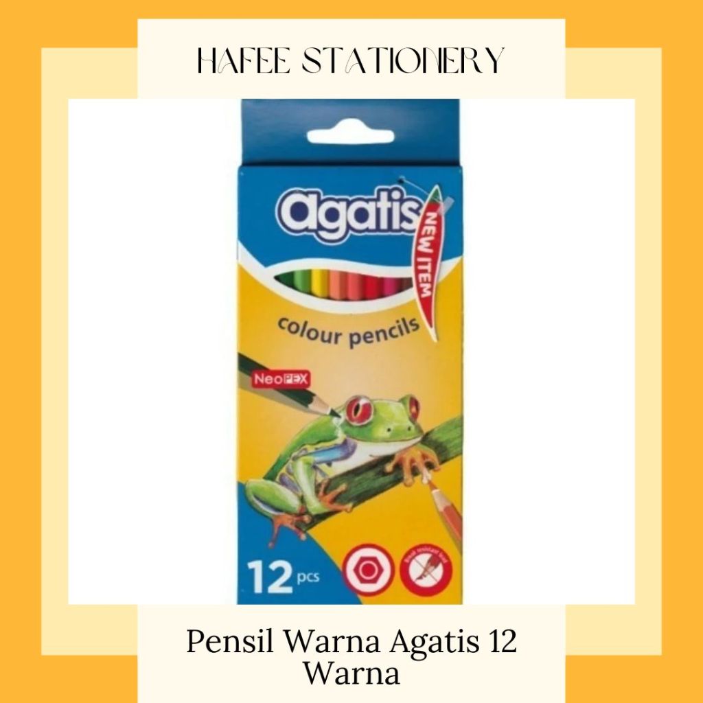 

Pensil Warna AGATIS Neopex Hexagonal 12 Warna (dapat kirim instant bandung)