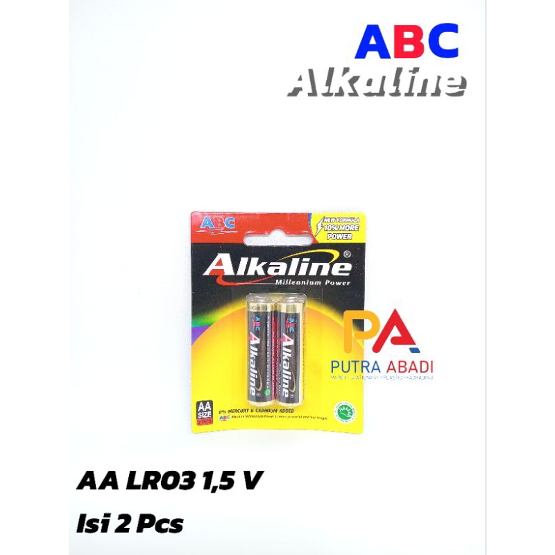 Baterai Alkaline AA Battery Alkaline AA isi 2 / isi 6 / isi 8 Baterai Jam Dinding
