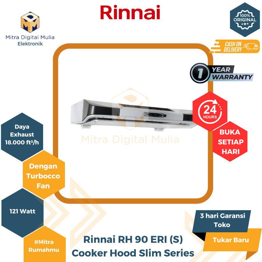 Rinnai RH-90ERI (S) Cooker Hood