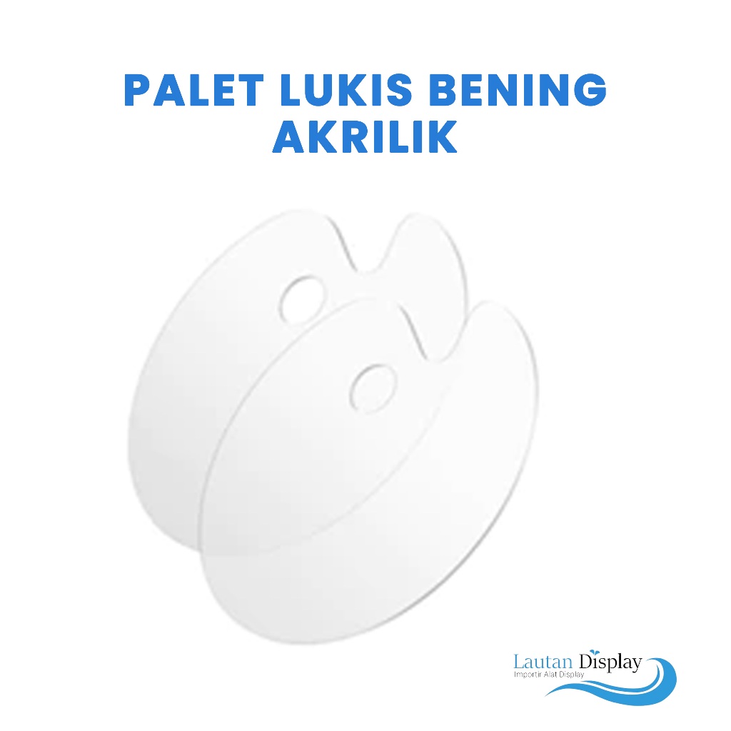 

Palet Lukis Akrilik Pallete Palette Tempat Wadah Cat Air Pallet Cet Acrylic Painting Transparan