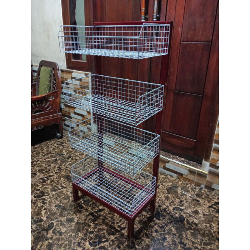 RAK CHIKI SERBAGUNA 4SUSUN MURAH
