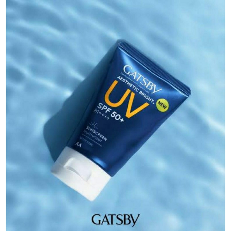 GATSBY AESTHETIC BRIGHT SUNSCREEN MOISTURIZER SPF 50+PA+++ 40ML - SUNSCREEN GATSBY ORIGINAL 100%