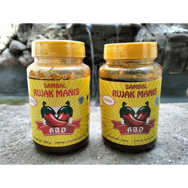 

Sambal rujak manis ABD sedang & pedas