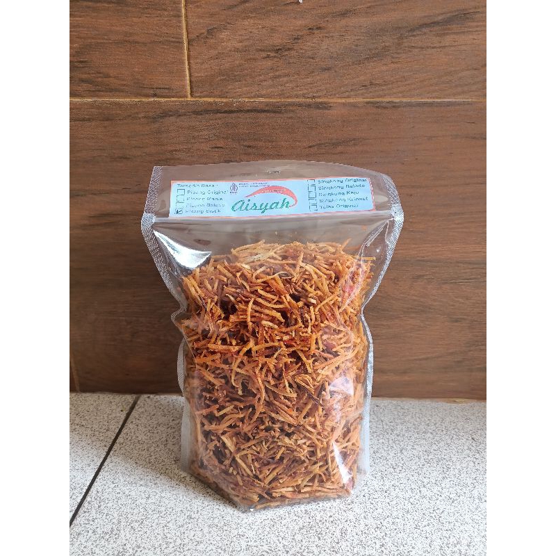 

Kripik pisang mostofa/ kering sistik balado