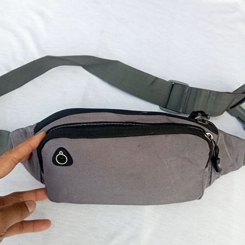 Tas Pinggang Waistbag Wb Waist Bag Cowok Pria Cewek Unisex Preloved Second