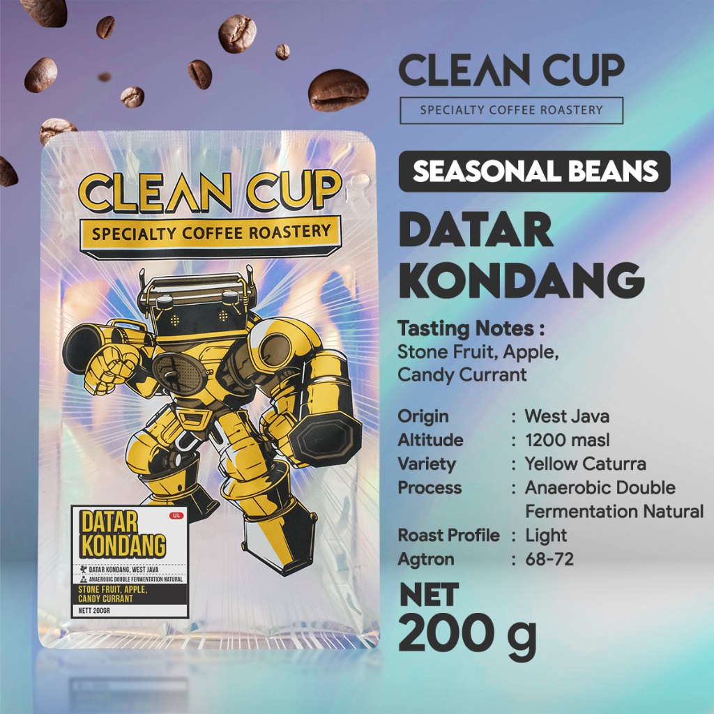 

Kopi Clean Cup Datar Kondang Whole Bean