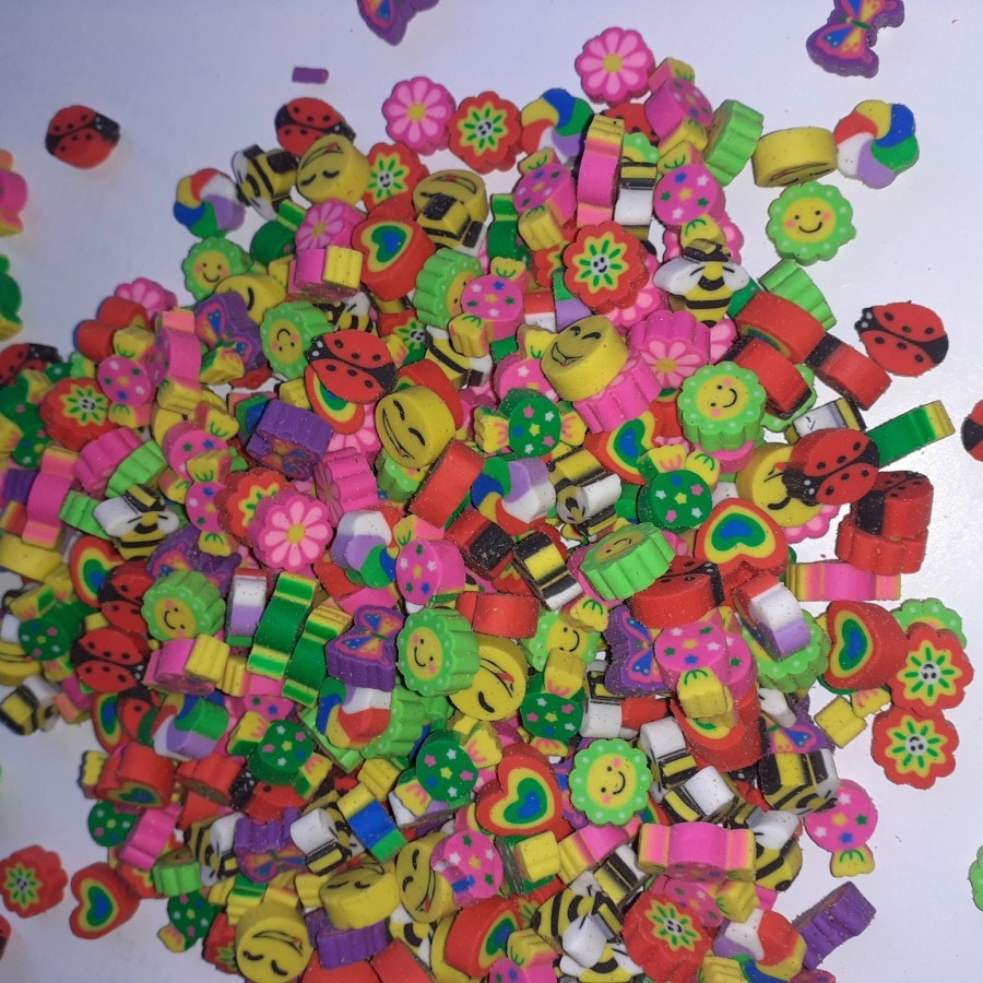 

100pcs penghapus karet mini karakter