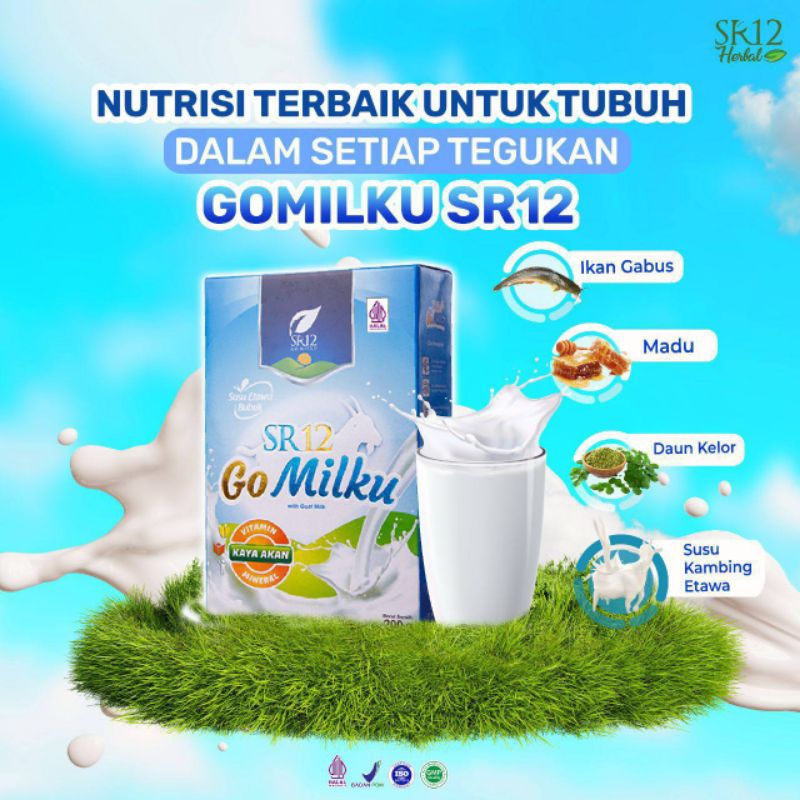 

(CASHBACK) GOMILKU SUSU KAMBING ETAWA GO MILKU SR12 SUSU PELANCAR ASI PROMIL