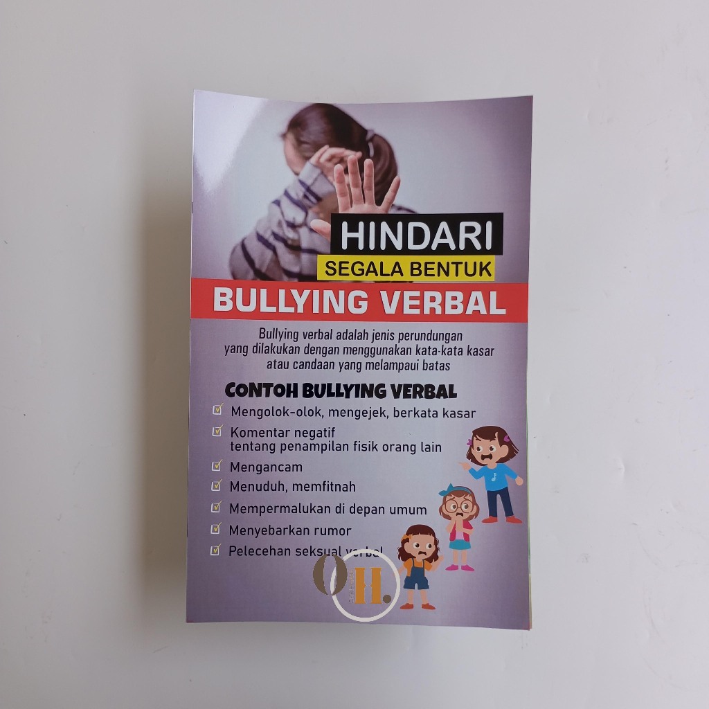 

Stiker Hindari Segala Bentuk Bullying Verbal - Contoh Bullying Verbal - Perundungan Sekolah