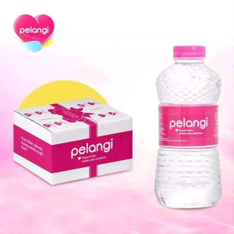 

PELANGI AIR MINERAL 330 ML 1 DUS isi 24 botol