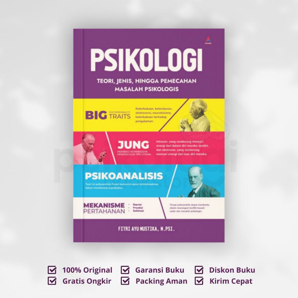 Buku Psikologi - Teori, Jenis, Hingga Pemecahan Masalah Psikologi - Psikologi Bookstore