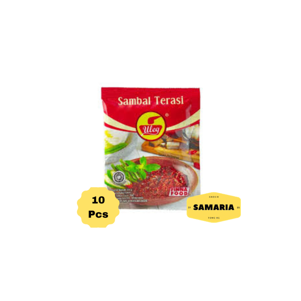 

Sambal Terasi Sambal Uleg Kemasan Saset 18 Gram (Isi 10 Pcs)