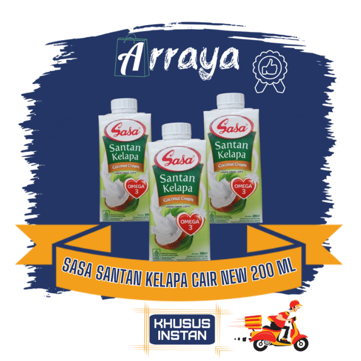 

SASA SANTAN KELAPA CAIR NEW 200 ML