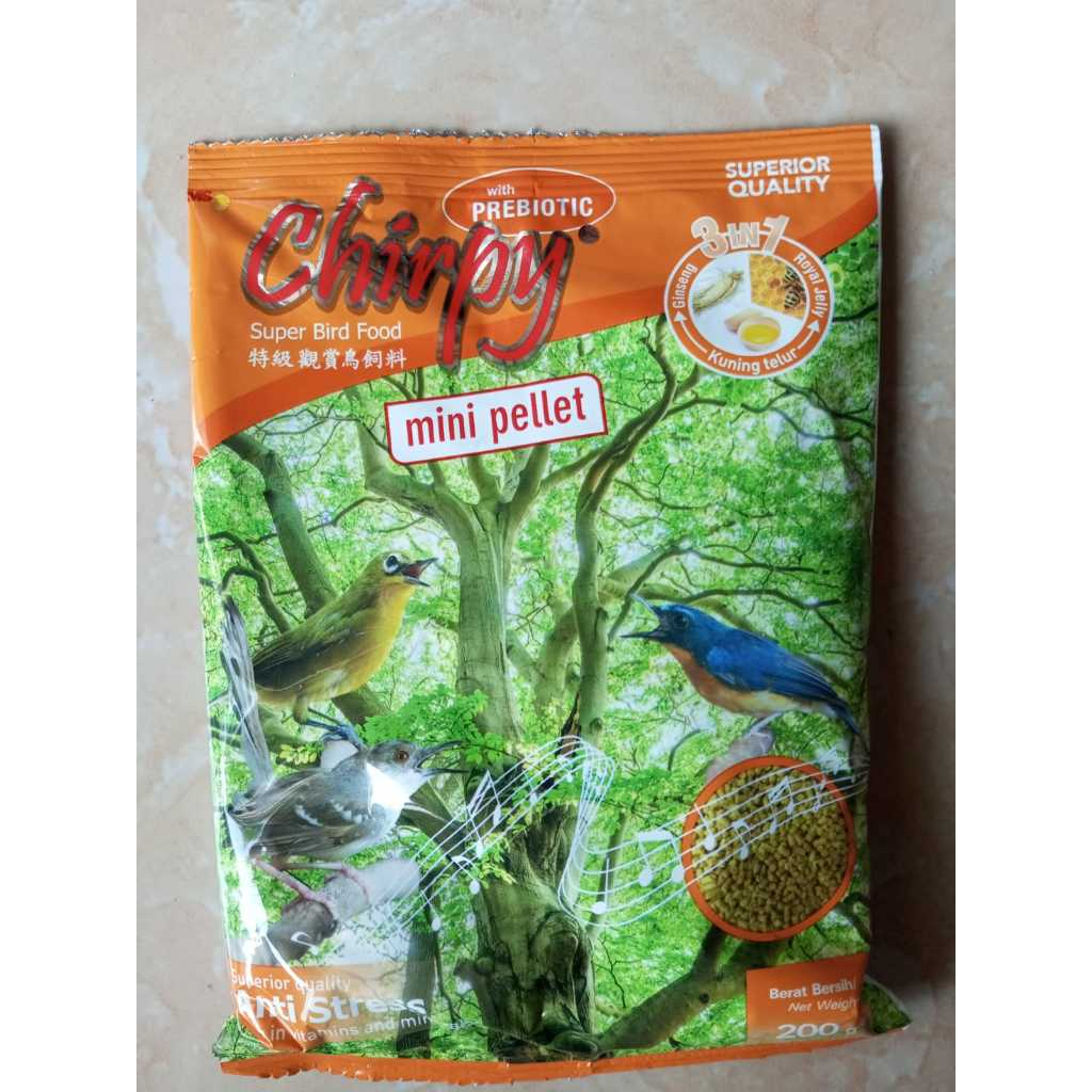 (200 GRAM) CHIRPY MINI PELET 3 IN 1