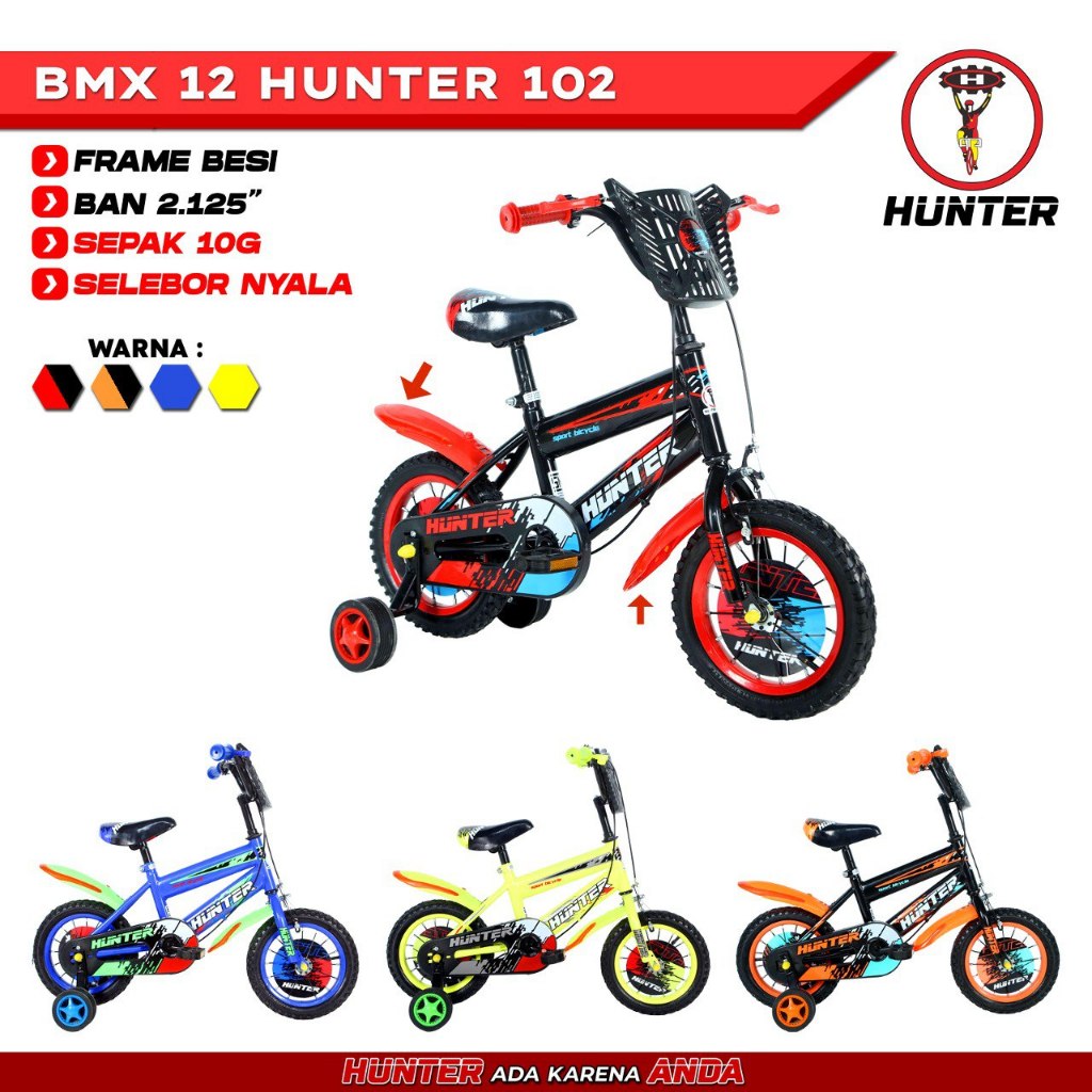SEPEDA BMX 12" HUNTER 12102