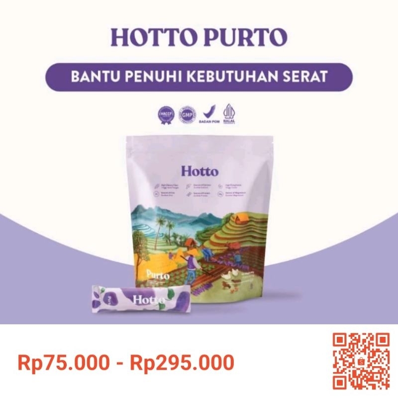 

Hotto Purto Multigrain with Purple Potato isi 3 sachet