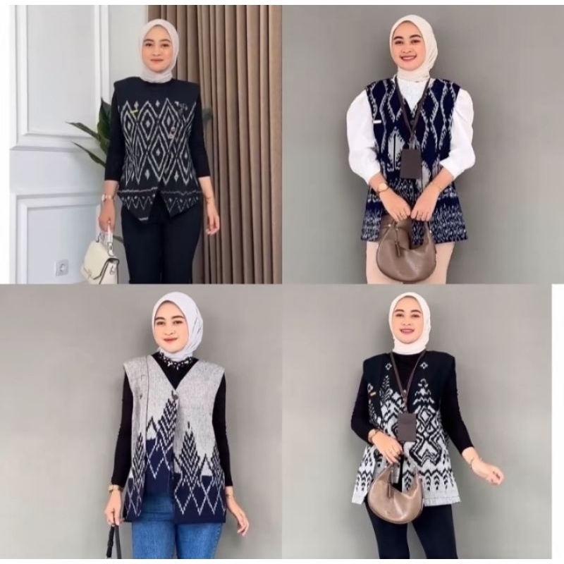 VEST TENUN OUTER WANITA MODERN