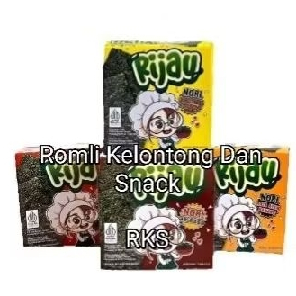 

RIJAU Rumput laut Nori Seaweed 1 pack isi 12 Pcs 4gr Semua Rasa