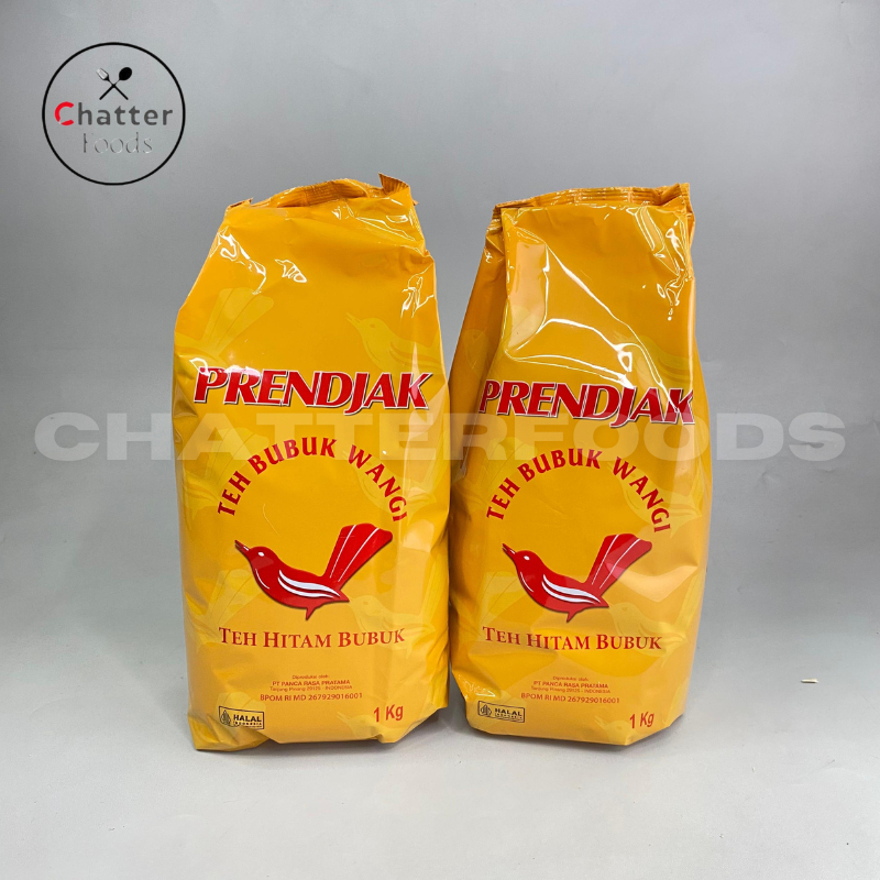 

Teh Prendjak Tubruk 1 Kg / Teh Hitam Bubuk Rasa Vanila / Teh Bubuk Prendjak Vanila / Teh Prendjak