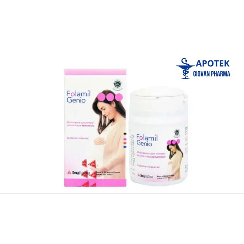 FOLAMIL GENIO 30 Kapsul Vitamin Ibu Hamil Promil