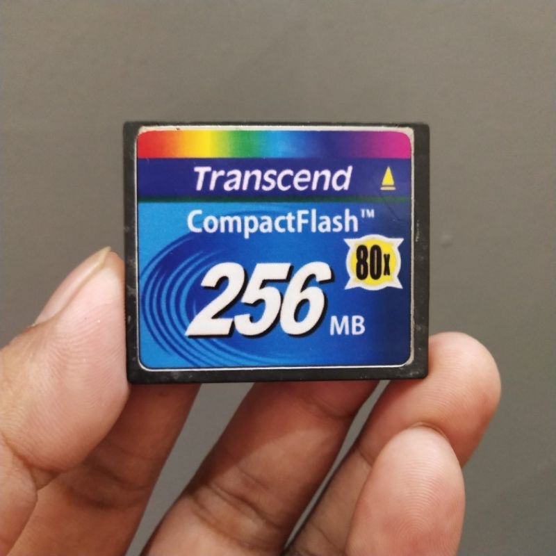 Memory CF Transcend 256MB Memori Compact Flash Original