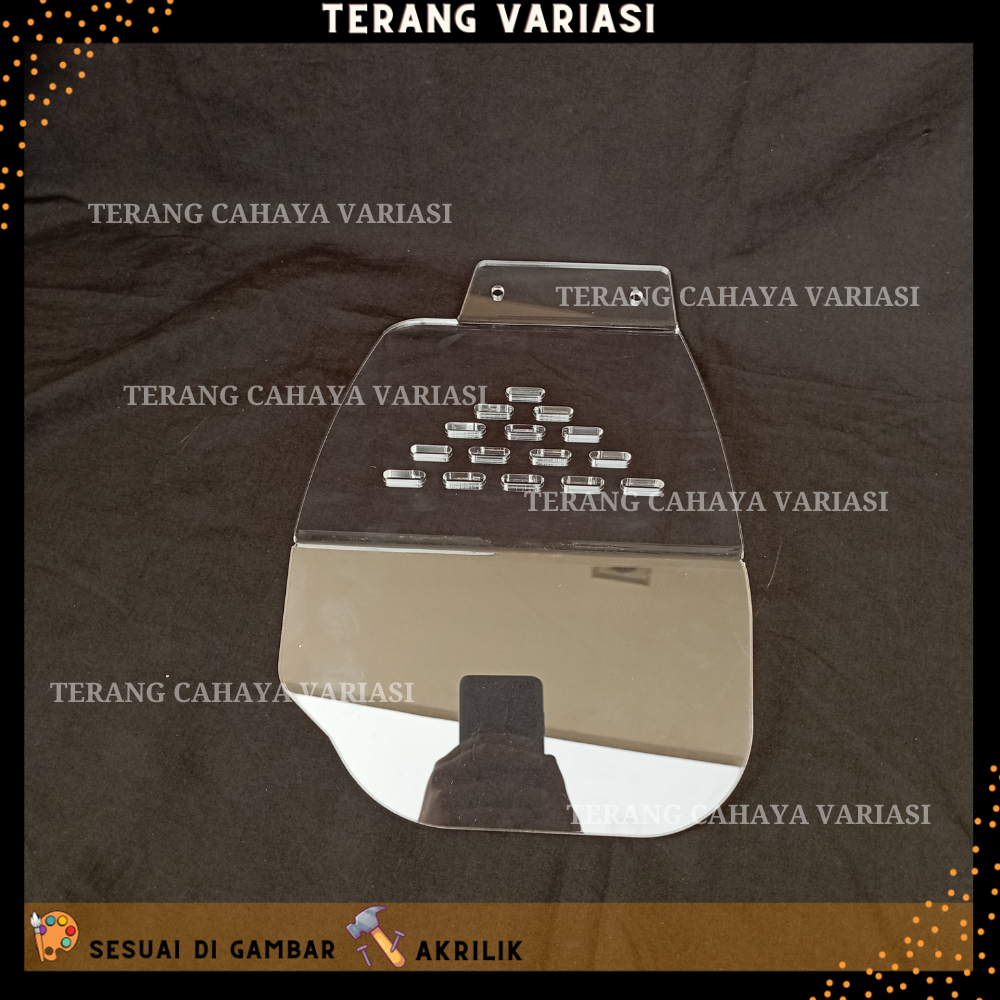 SEKAT ATAU PEMISAH BAGASI BEAT TRANSPARANT DOWNDRAFT HONDA BEAT DELUXE