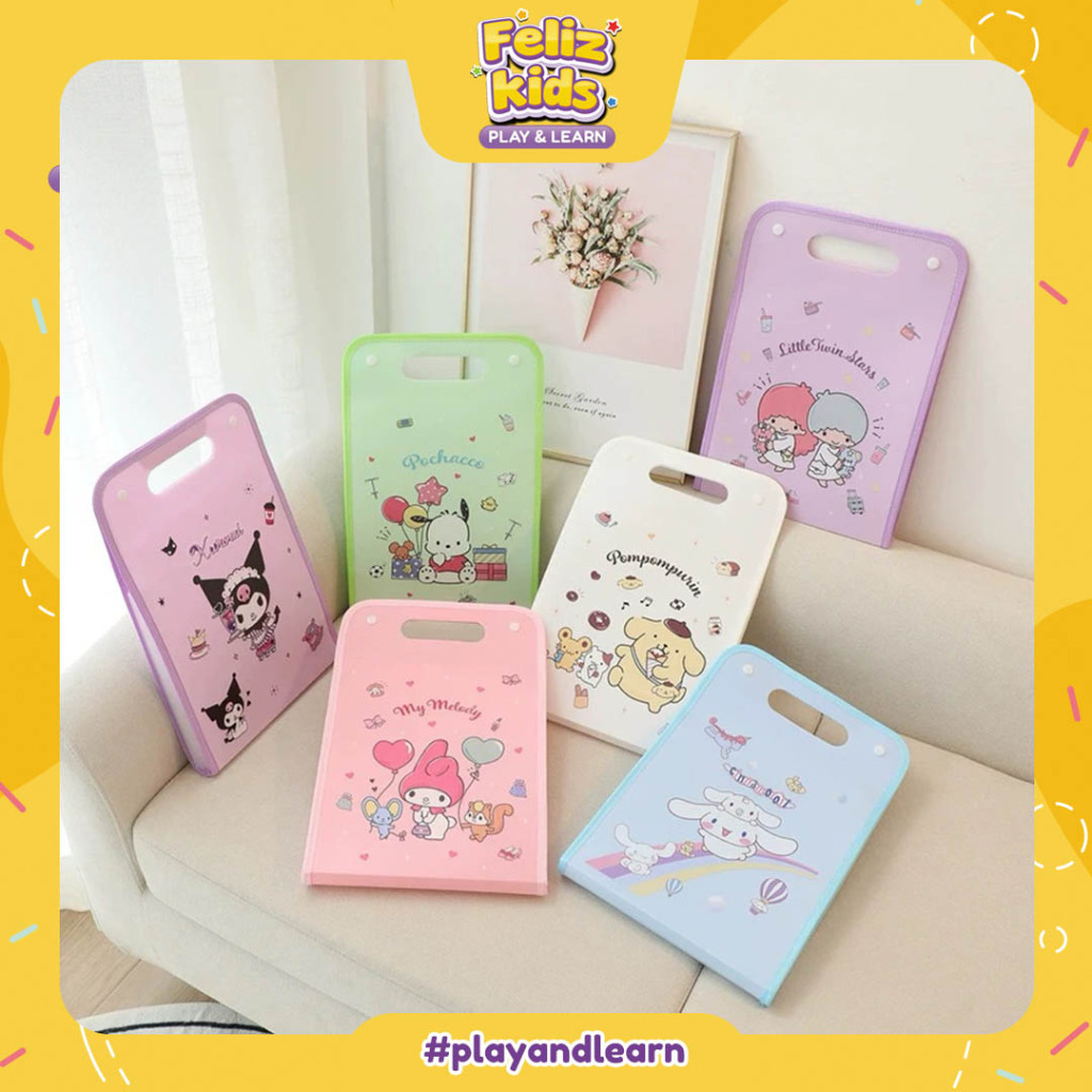 

[FELIZKIDS] [ATK34] Organizer kertas, Map kertas, Dokumen Keeper slot handle, Folder Map