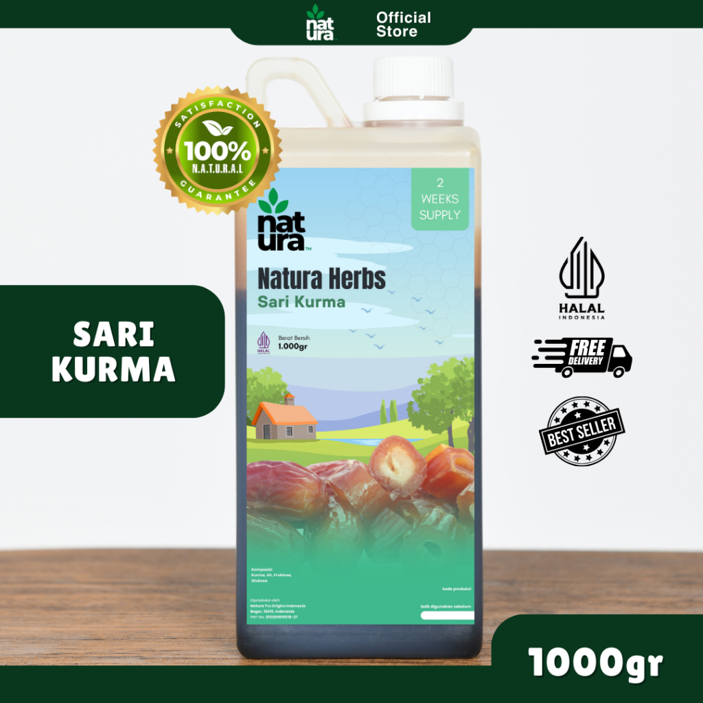 

Natura Origins Sari Kurma Murni 1kg Natura Herbs Sari Kurma Sistem Imun Tubuh