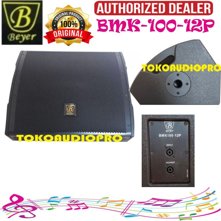 Speaker Beyer BMK100-12P 12Inch  Speaker Pasif Monitor Panggung Beyer BMK-100-12p  Stage Monitor